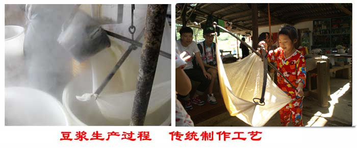 豆?jié){的傳統(tǒng)過(guò)濾篩分方式。