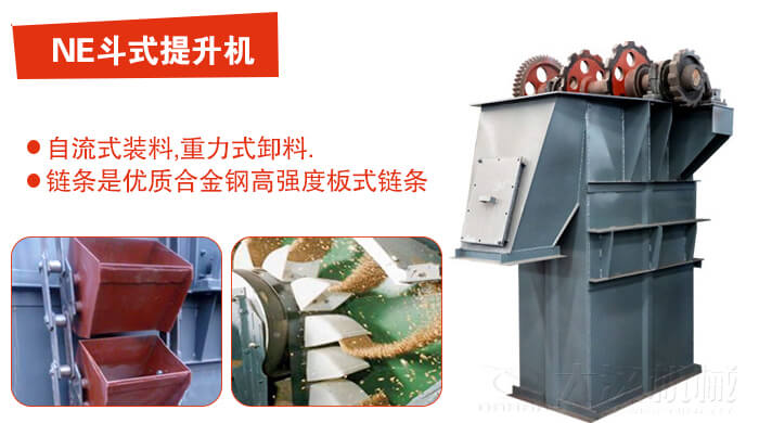 斗式提升機(jī)有：板鏈?zhǔn)剑降榷喾N形式主要依靠料斗完成物料的提升目的。