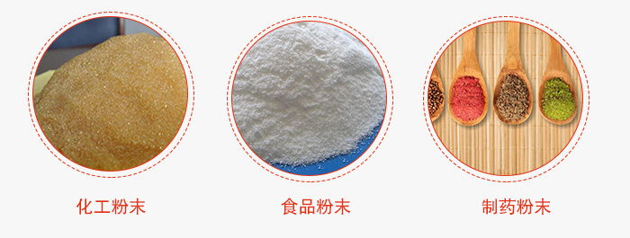 磁懸浮試驗篩適用物料：化工粉末，食品粉末，制藥粉末等。
